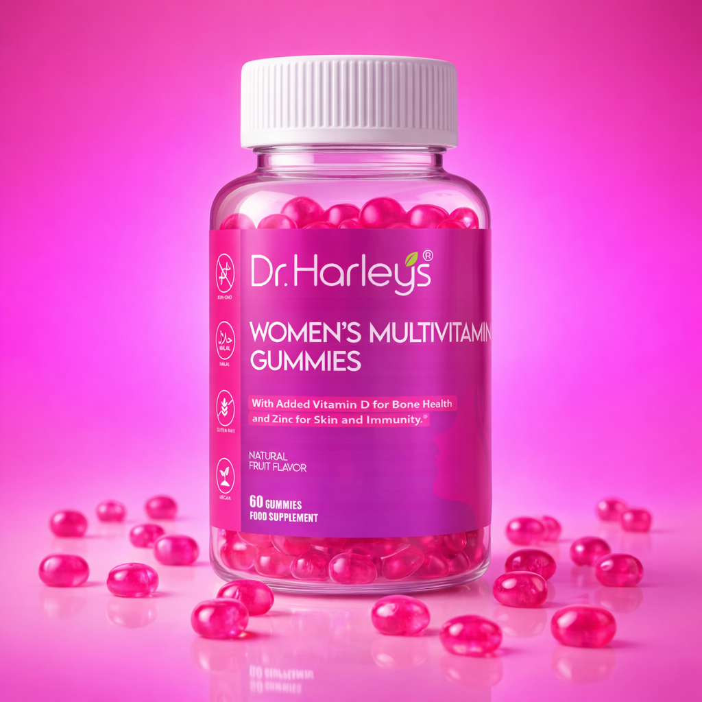 Dr. Harleys Women Multivitamin Gummies (60s) – Energy, Immunity, Hair, Skin & Nails Support