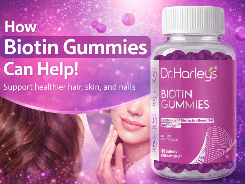 Dr. Harleys Women Multivitamin Gummies (60s) β Energy, Immunity, Hair, Skin & Nails Support