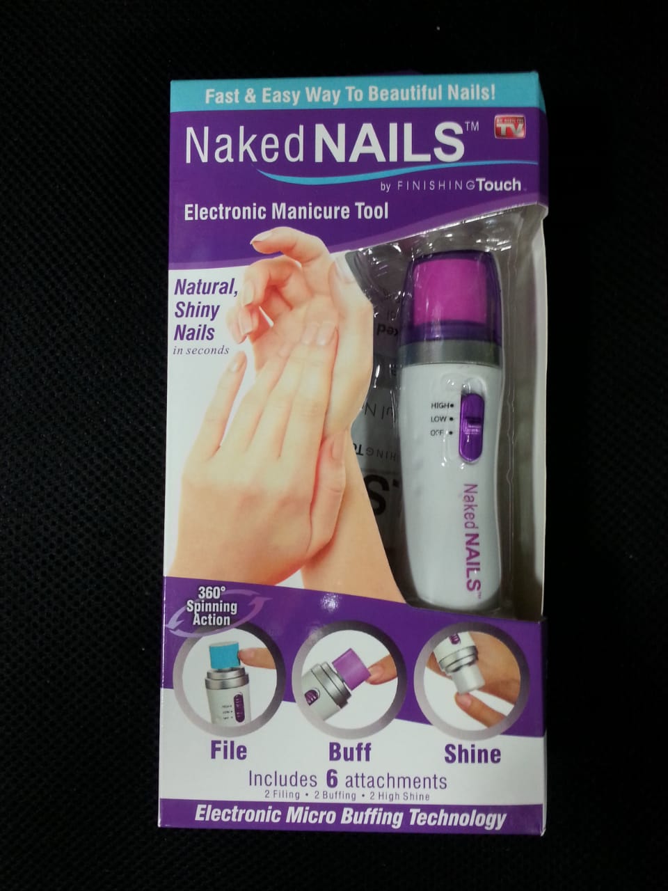NAKED Nails Electronic Manicure Tool – Salon Style Nail Care