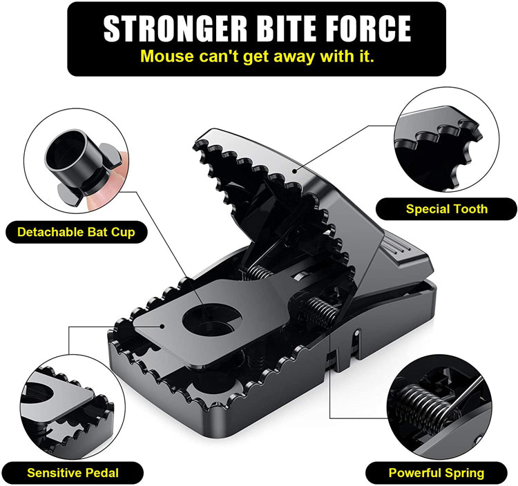 Heavy Duty Mouse Trap 🐭⚡ | Reusable Washable Easy & Effective Mice Catcher 💪
