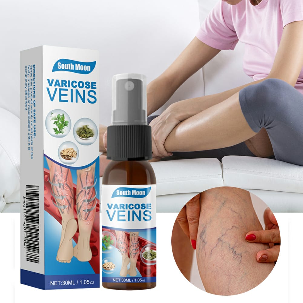 Varicose Veins Treatment Spray – Spider Veins, Leg Pain & Swelling Relief 30ml