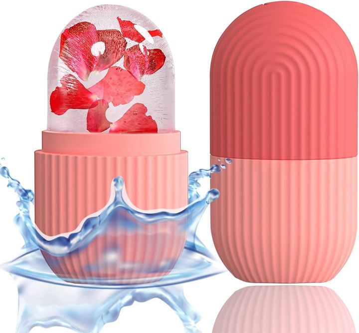 Silicone Ice Facial Roller – Reusable Beauty Ice Roller for Face, Eyes & Neck