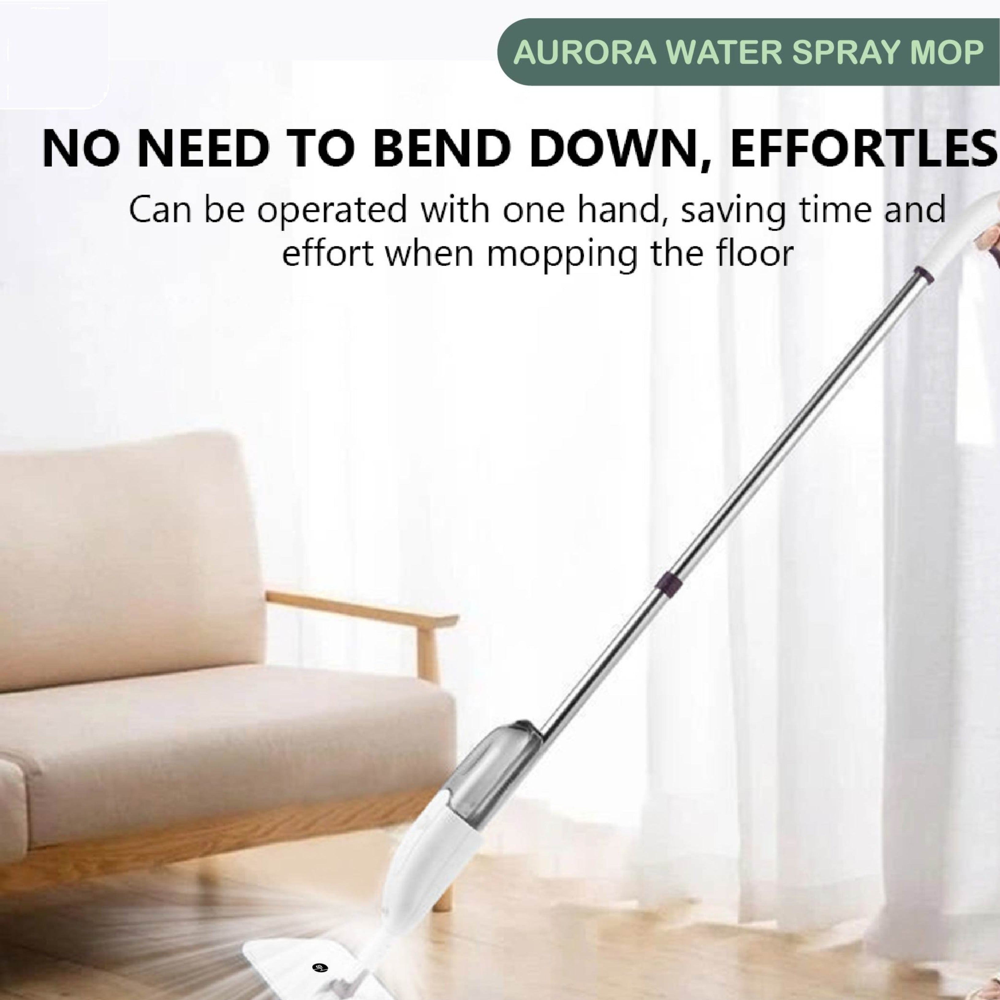 Dual Fabric Cleaning Brush with Refillable Bottle – Durable Easy Spray Cleaner