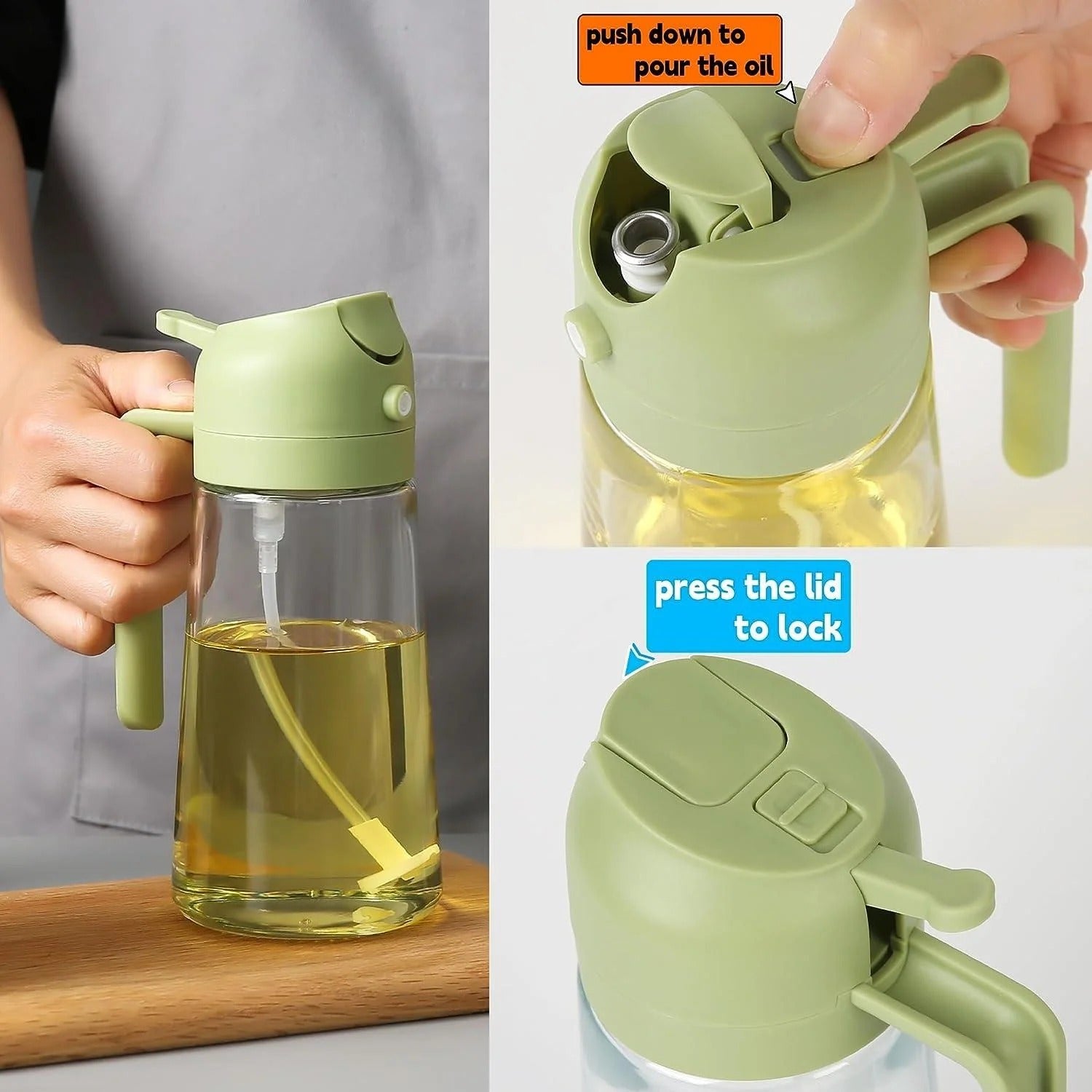 Oil Sprayer Bottle – Healthy Cooking Made Easy